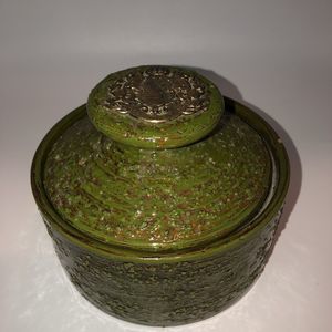 Bitossi for Rosenthal Netter Italian MCM Pottery Candy Dish Providentiae Memor
